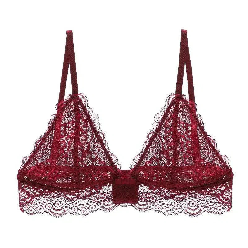 Linore – Lace triangle – Bralette-10174862197063-Ivory Ombre