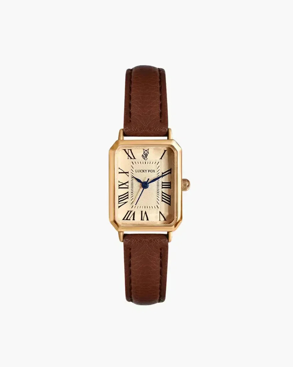 Liriel – Gold-toned details – Square watch-10173355688263-Ivory Ombre