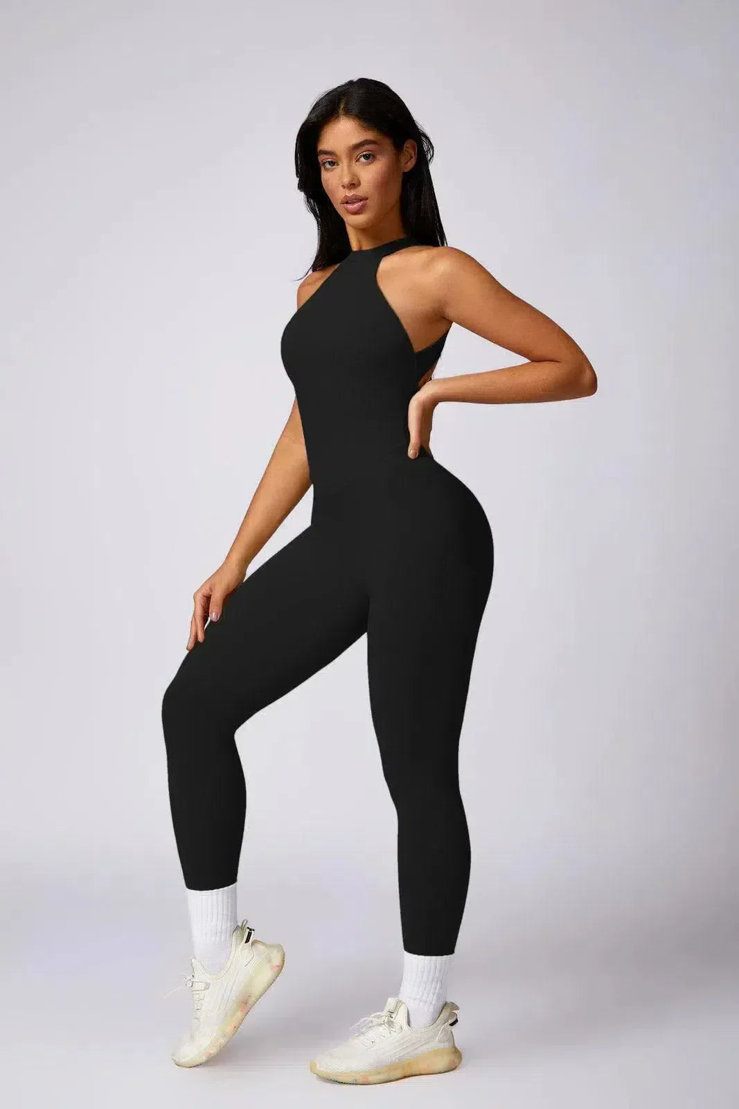 Lolanda – Open-back design – Relaxed fit jumpsuit-10174776770887-Ivory Ombre