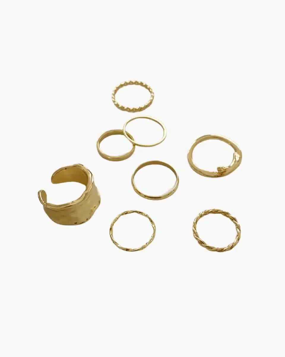 Lorena Elegante – Minimalist design – Ring set-10173354115399-Ivory Ombre