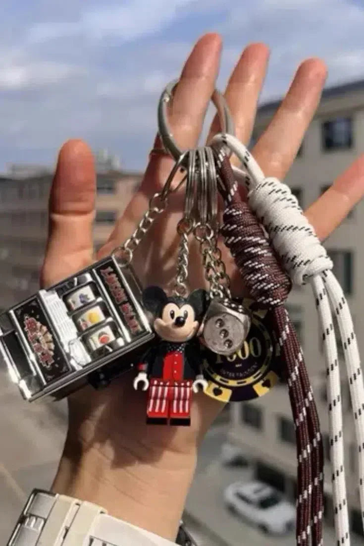 Lucky Slot – Playful design – Bag charm-10174674338119-Ivory Ombre