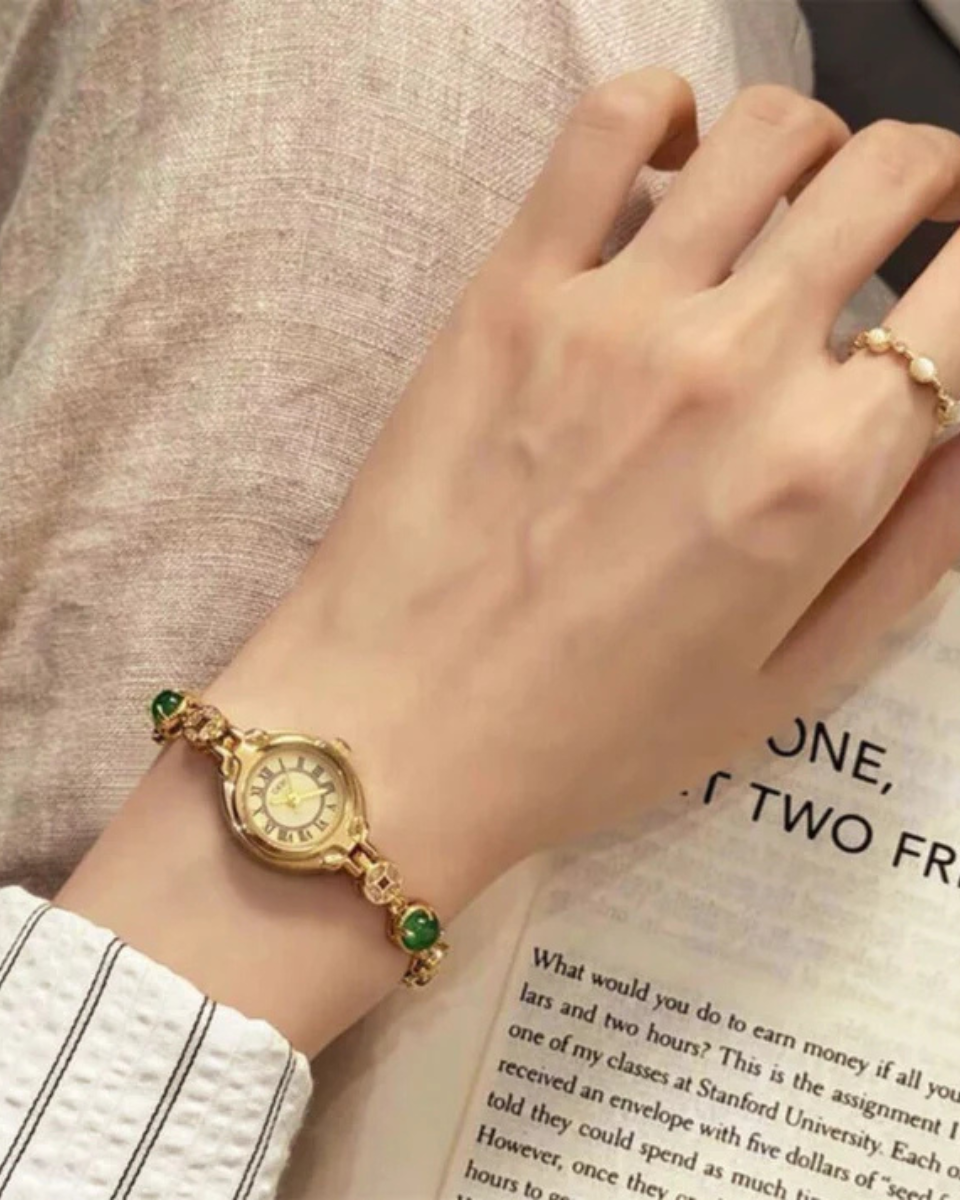 Lumière – Emerald dial – Bracelet watch-10173355950407-Ivory Ombre