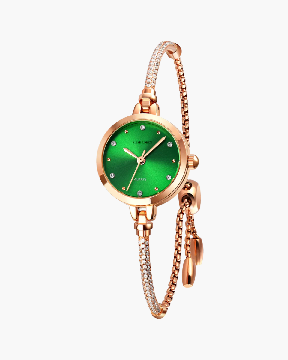 Luna Belle – Elegant bangle style – Bracelet watch-10173356736839-Ivory Ombre