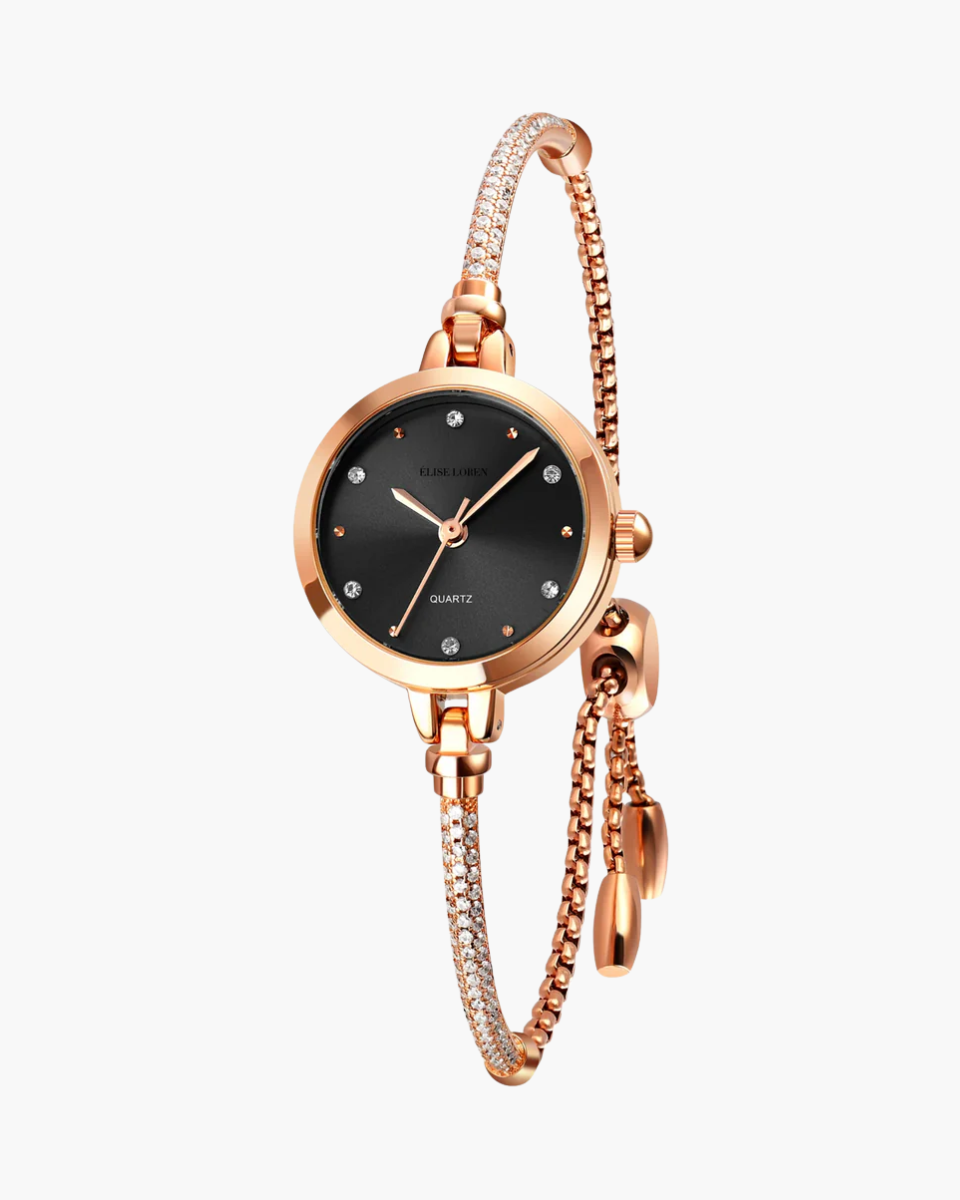 Luna Belle – Elegant bangle style – Bracelet watch-10173356736839-Ivory Ombre