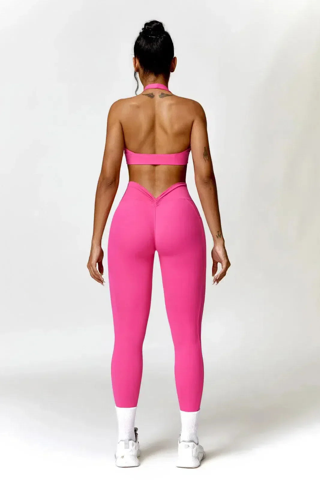 Lyselle – Side pocket – High-waisted leggings-10174781718855-Ivory Ombre