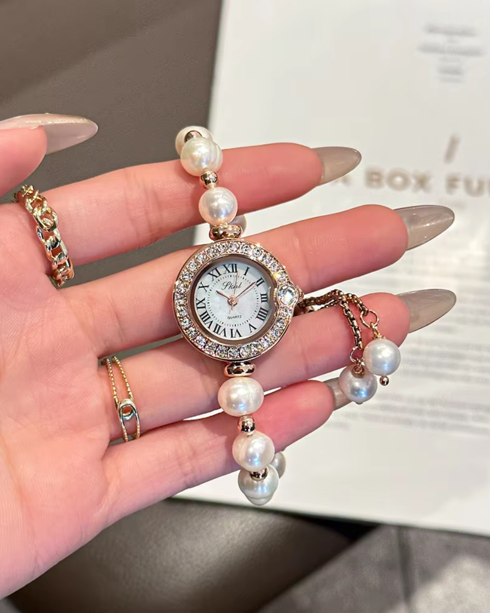 Minette – Pearl-accented bracelet – Vintage watch-10173356540231-Ivory Ombre
