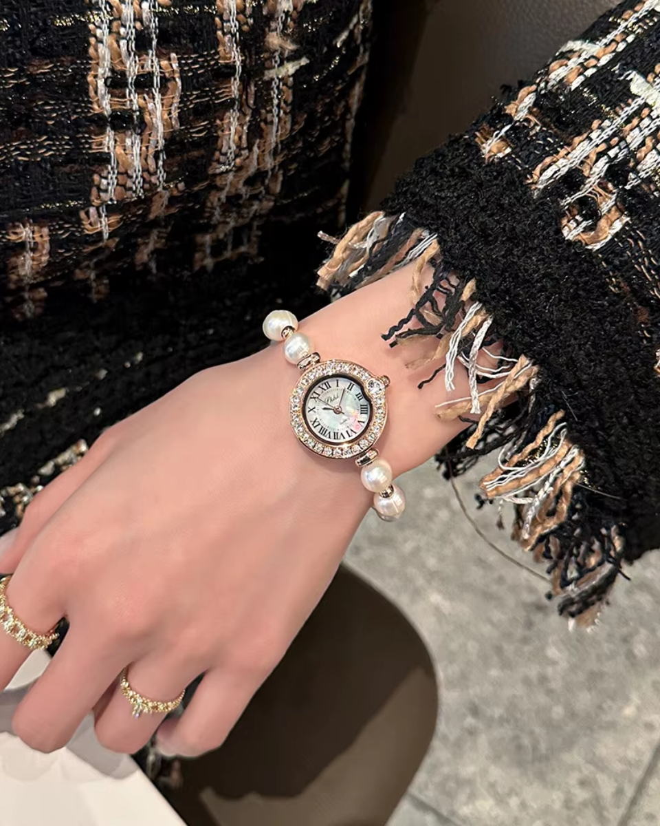 Minette – Pearl-accented bracelet – Vintage watch-10173356540231-Ivory Ombre