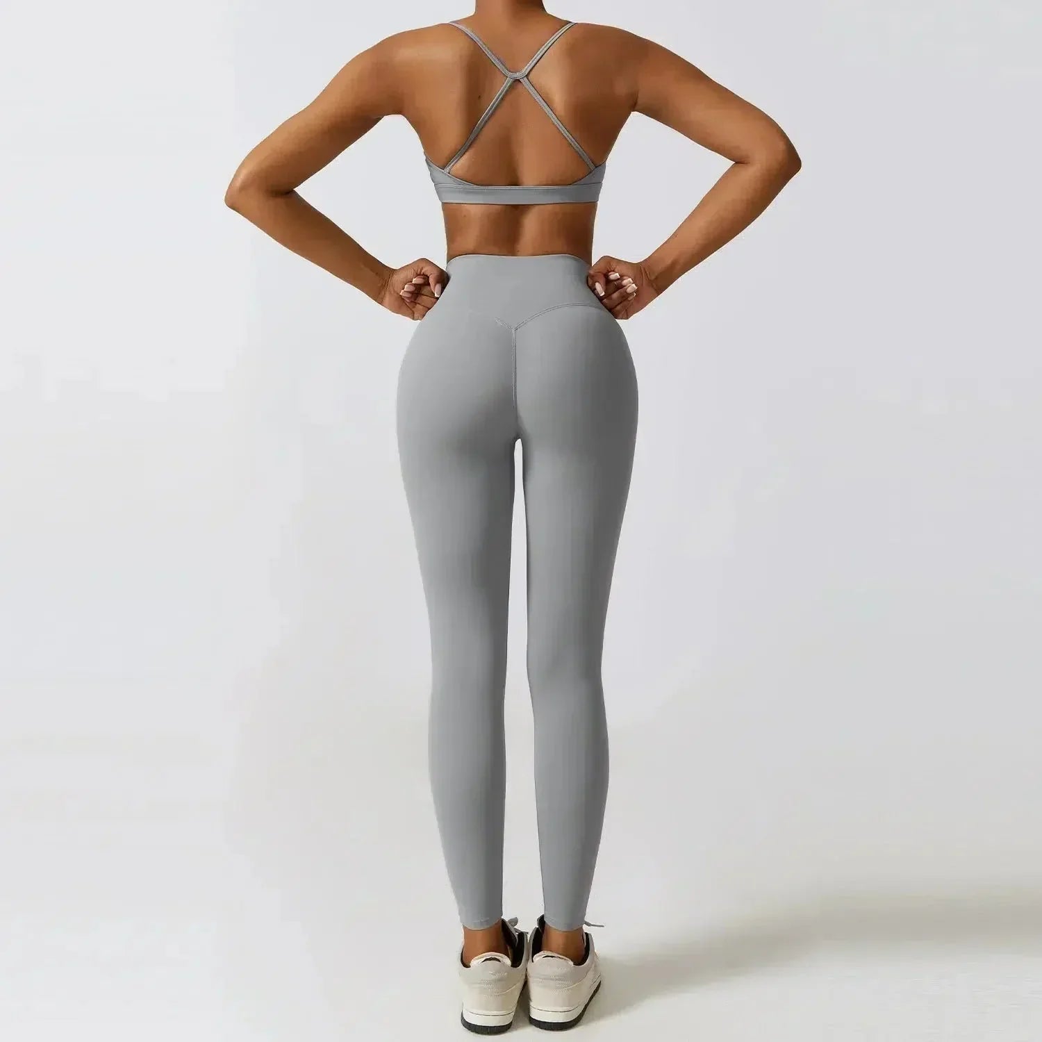 Mirella – Trendy design – Armwarmer workout set-10174860722503-Ivory Ombre