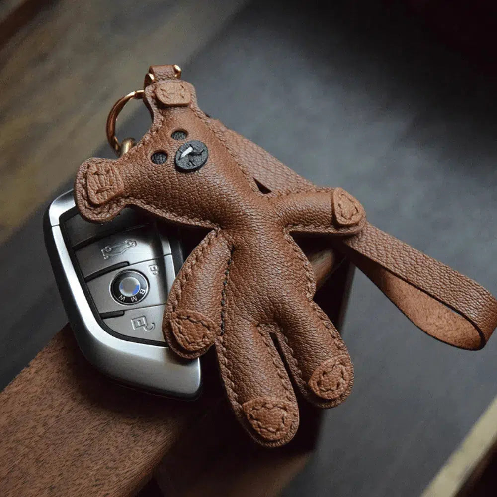 Mr. Bean Teddy – Nostalgic teddy bear design – Bag charm-10174670307655-Ivory Ombre