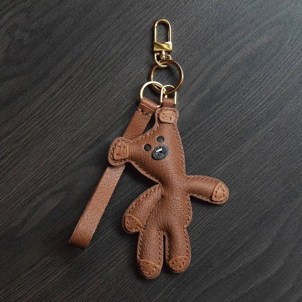 Mr. Bean Teddy – Nostalgic teddy bear design – Bag charm-10174670307655-Ivory Ombre