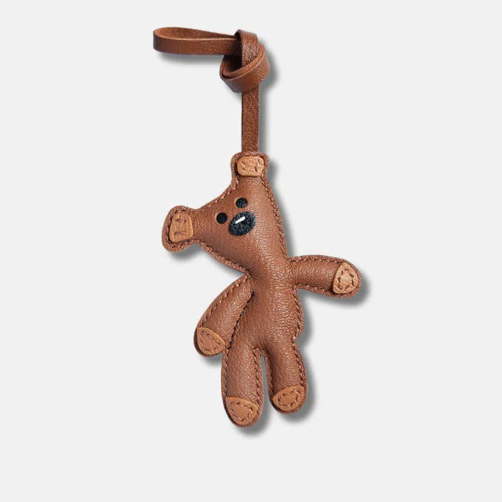 Mr. Bean Teddy – Nostalgic teddy bear design – Bag charm-10174670307655-Ivory Ombre
