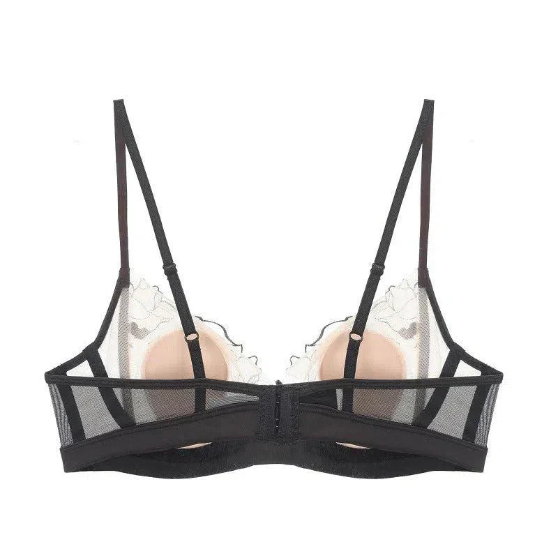 Nivara – Mesh floral – Lingerie set-10174860919111-Ivory Ombre