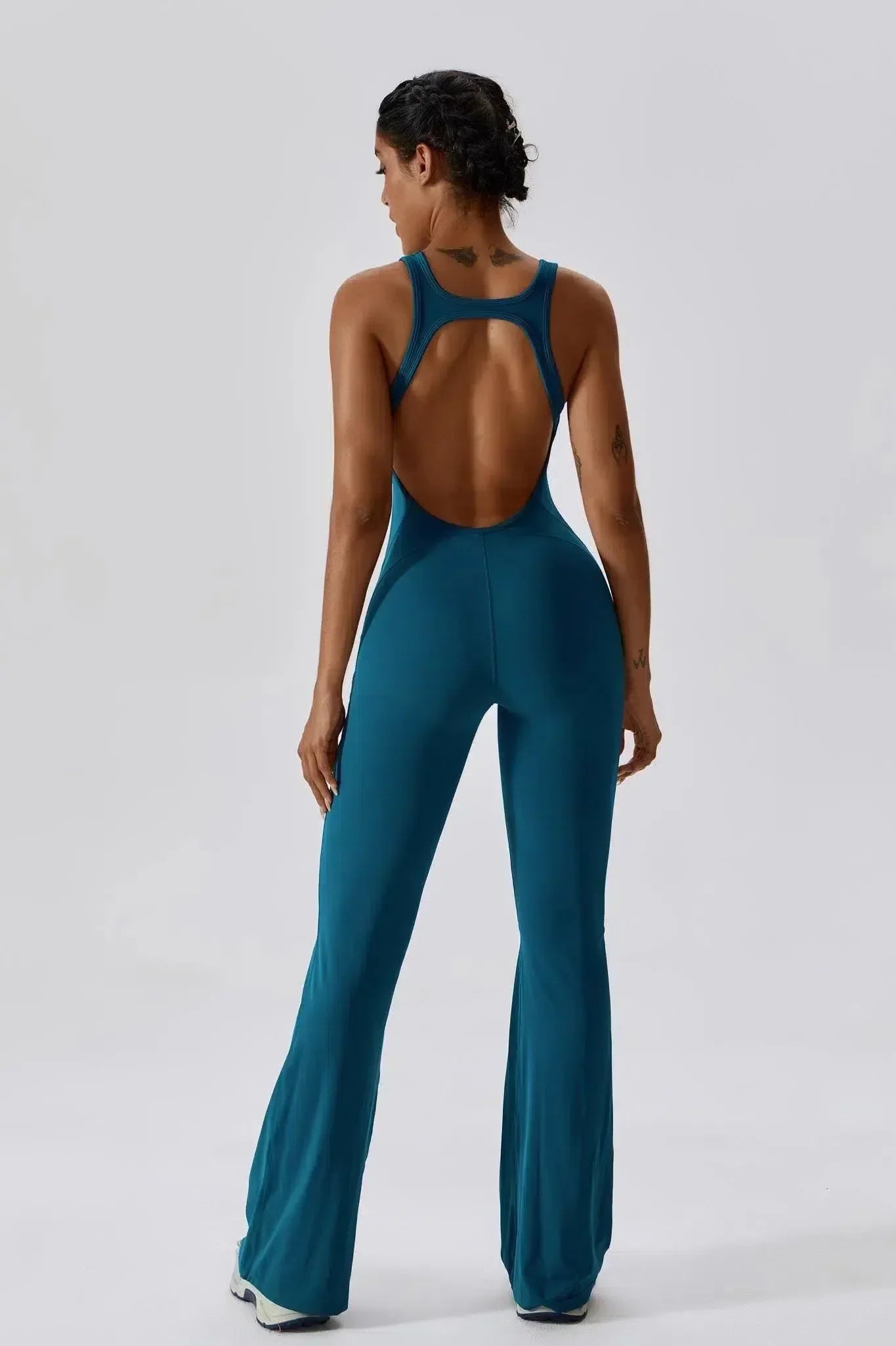 Noelia – Open-back design – Form-fitting jumpsuit-10174775460167-Ivory Ombre