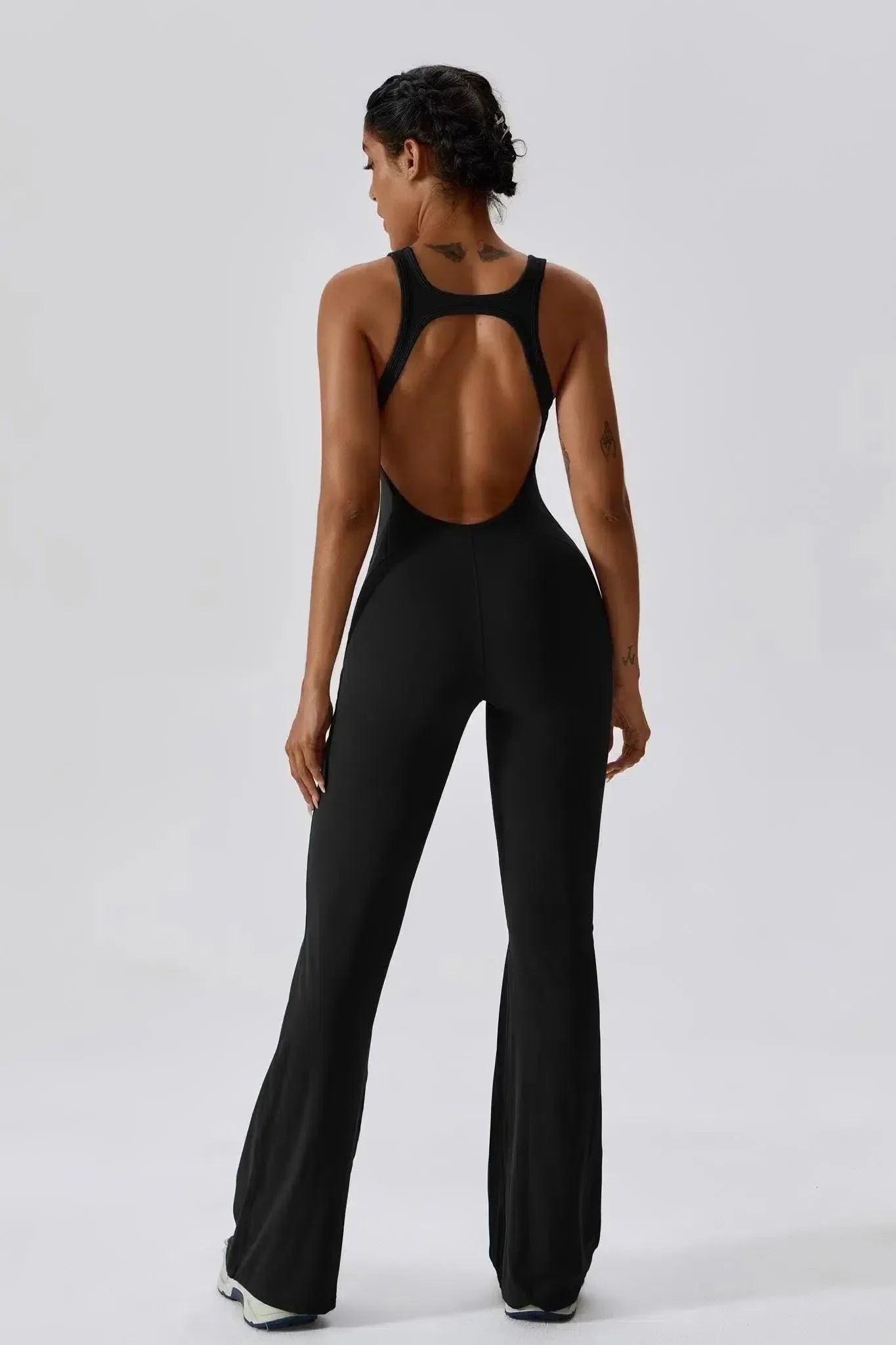 Noelia – Open-back design – Form-fitting jumpsuit-10174775460167-Ivory Ombre