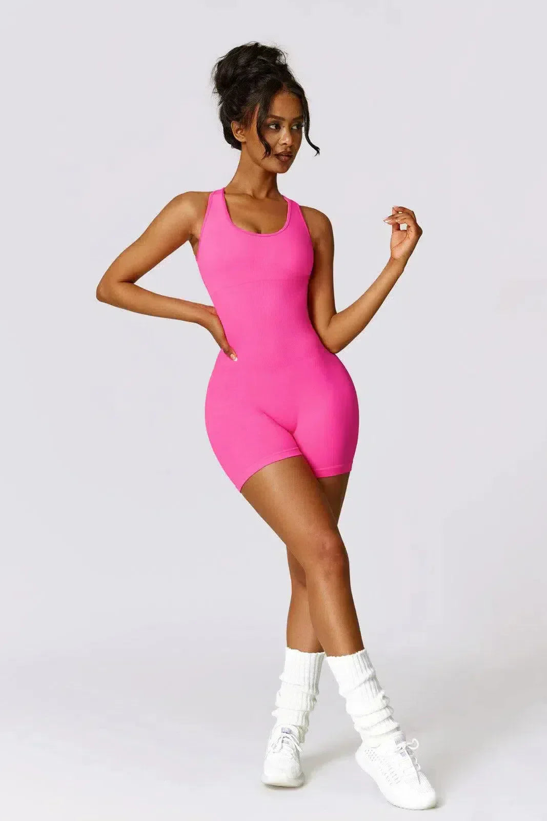 Ophelia – Hollow back – Sleeveless jumpsuit-10174775198023-Ivory Ombre