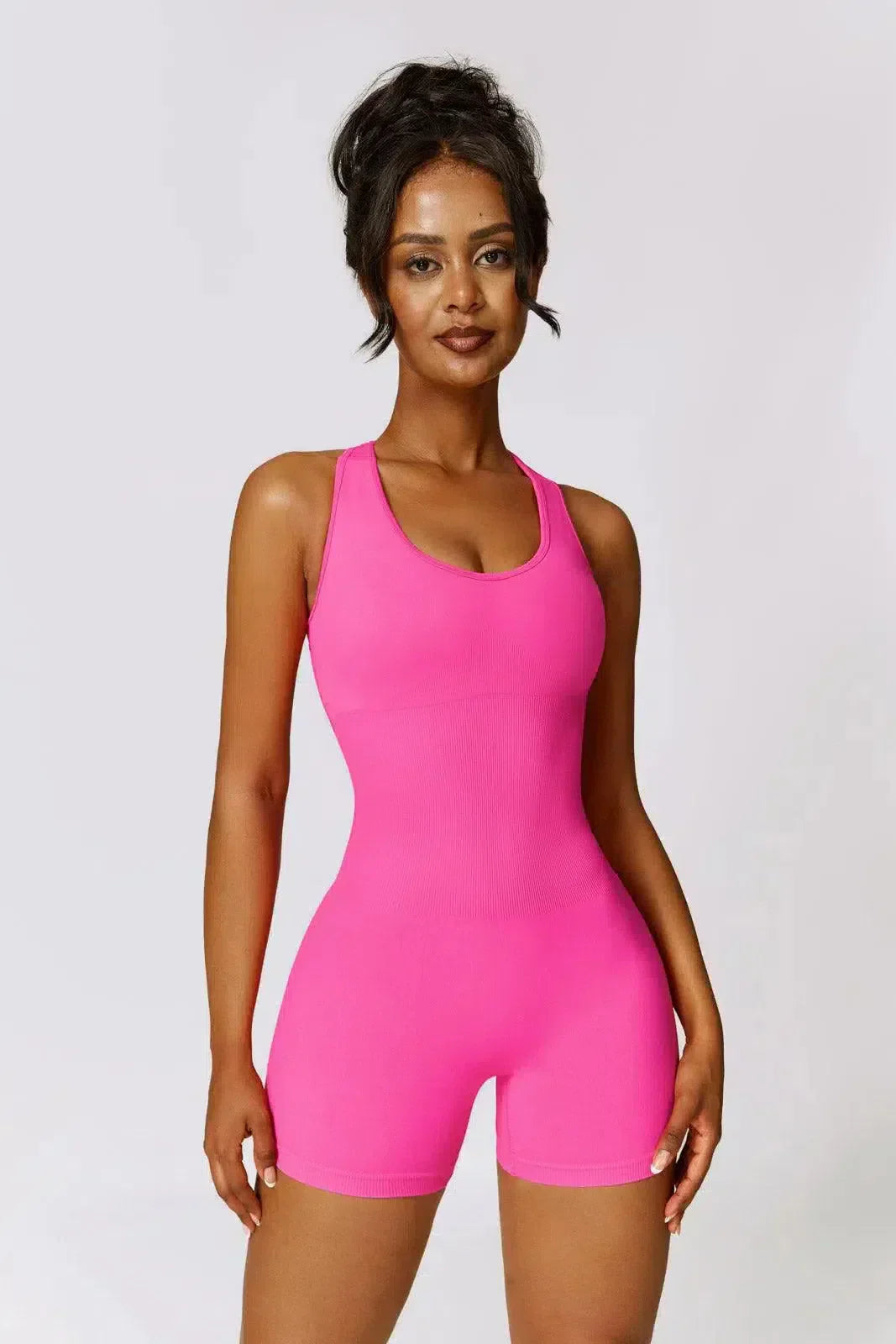 Ophelia – Hollow back – Sleeveless jumpsuit-10174775198023-Ivory Ombre