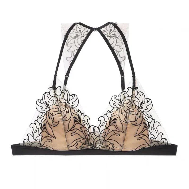 Oriana – Lace halter – Lingerie set-10174861148487-Ivory Ombre