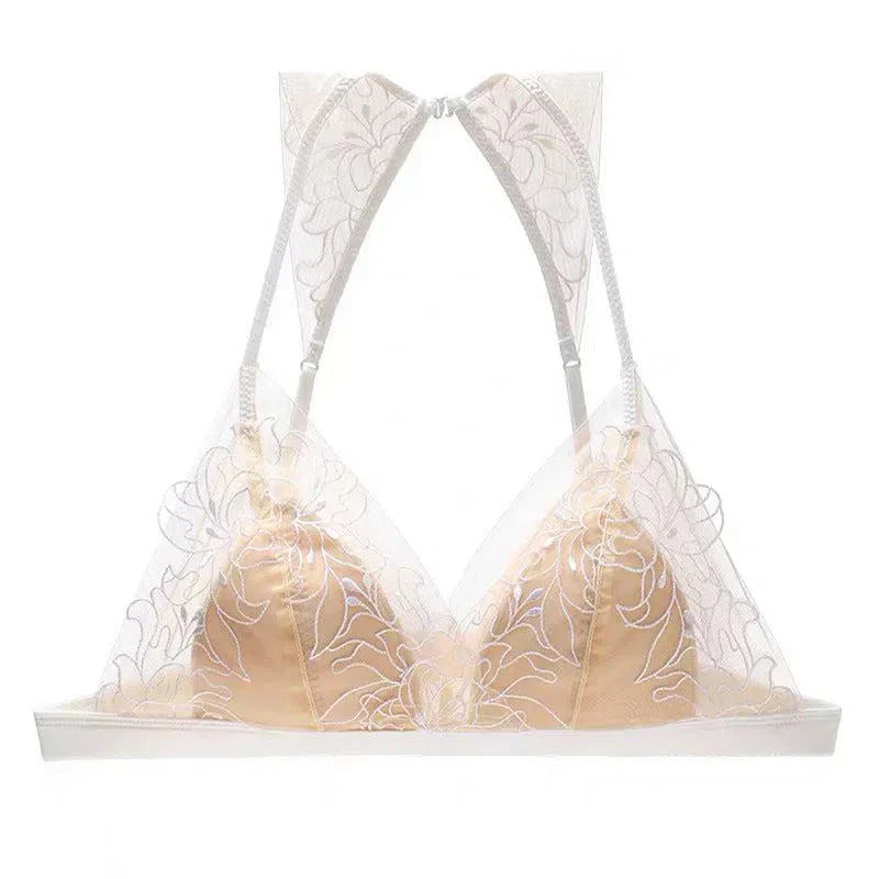 Oriana – Lace halter – Lingerie set-10174861148487-Ivory Ombre