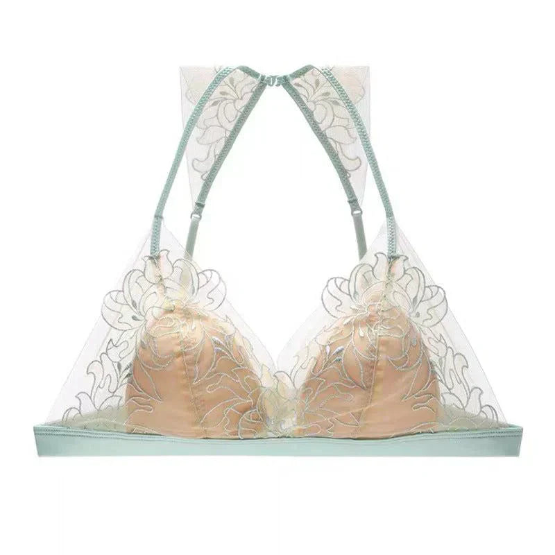 Oriana – Lace halter – Lingerie set-10174861148487-Ivory Ombre