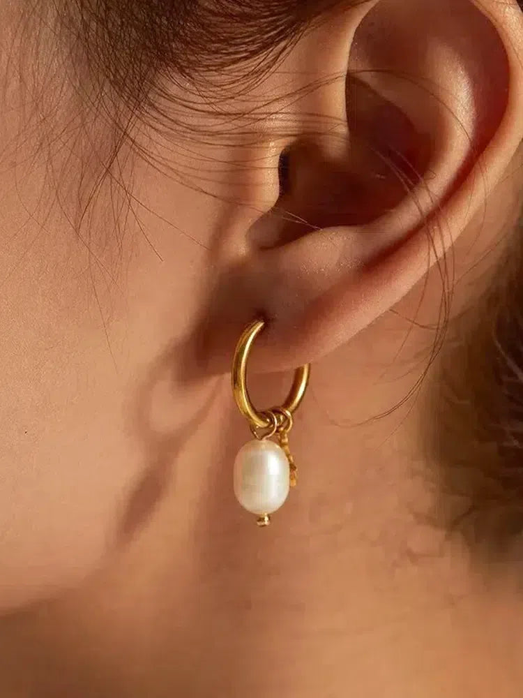 Palmyra – Freshwater pearls – Star earrings-10173354312007-Ivory Ombre
