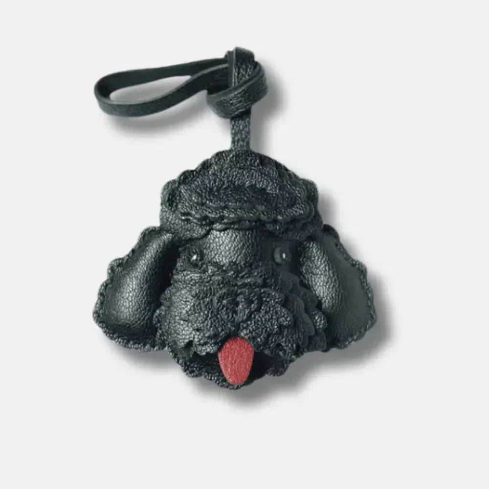 Poodle – Chic poodle design – Bag charm-10174672208199-Ivory Ombre