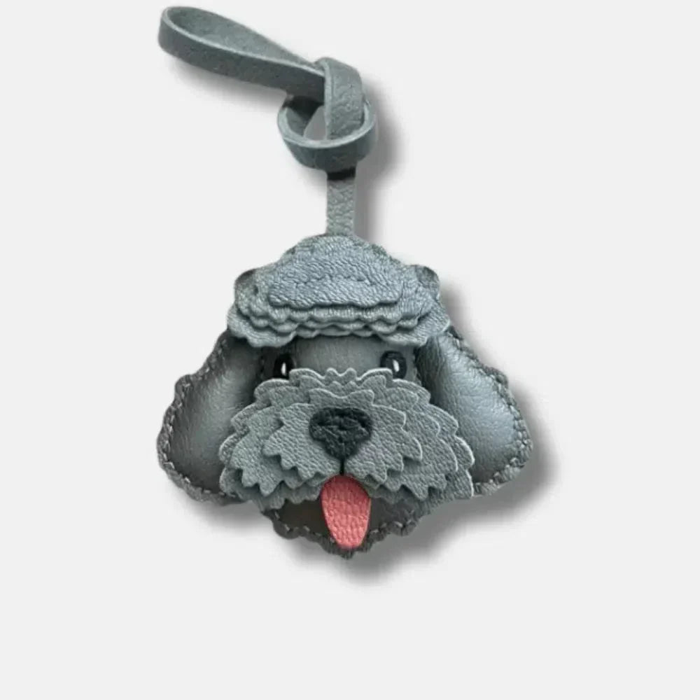 Poodle – Chic poodle design – Bag charm-10174672208199-Ivory Ombre