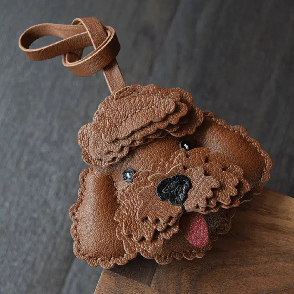 Poodle – Chic poodle design – Bag charm-10174672208199-Ivory Ombre