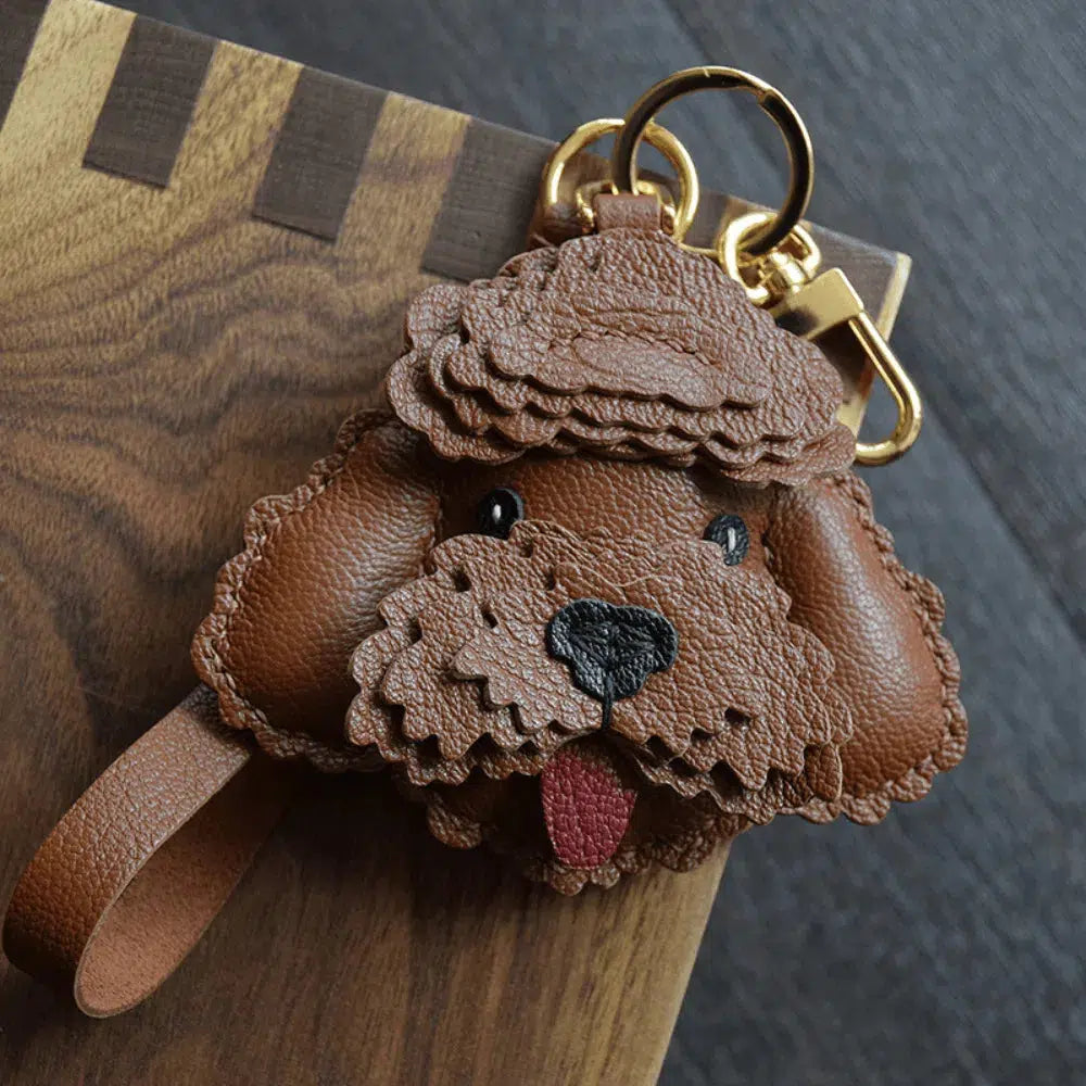 Poodle – Chic poodle design – Bag charm-10174672208199-Ivory Ombre
