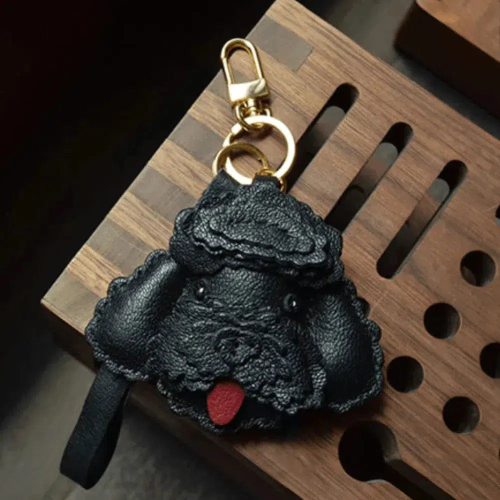 Poodle – Chic poodle design – Bag charm-10174672208199-Ivory Ombre