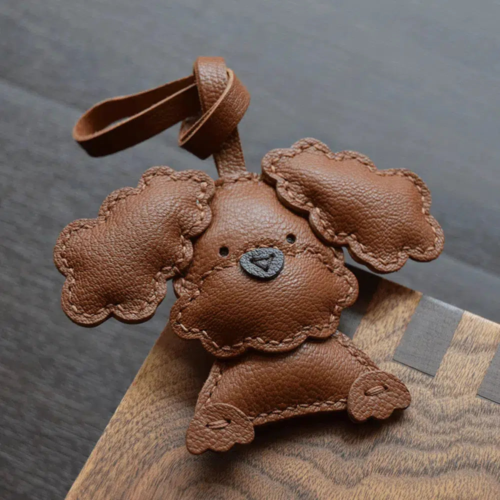 Poodle Puppy – Adorable design – Bag charm-10174681547079-Ivory Ombre