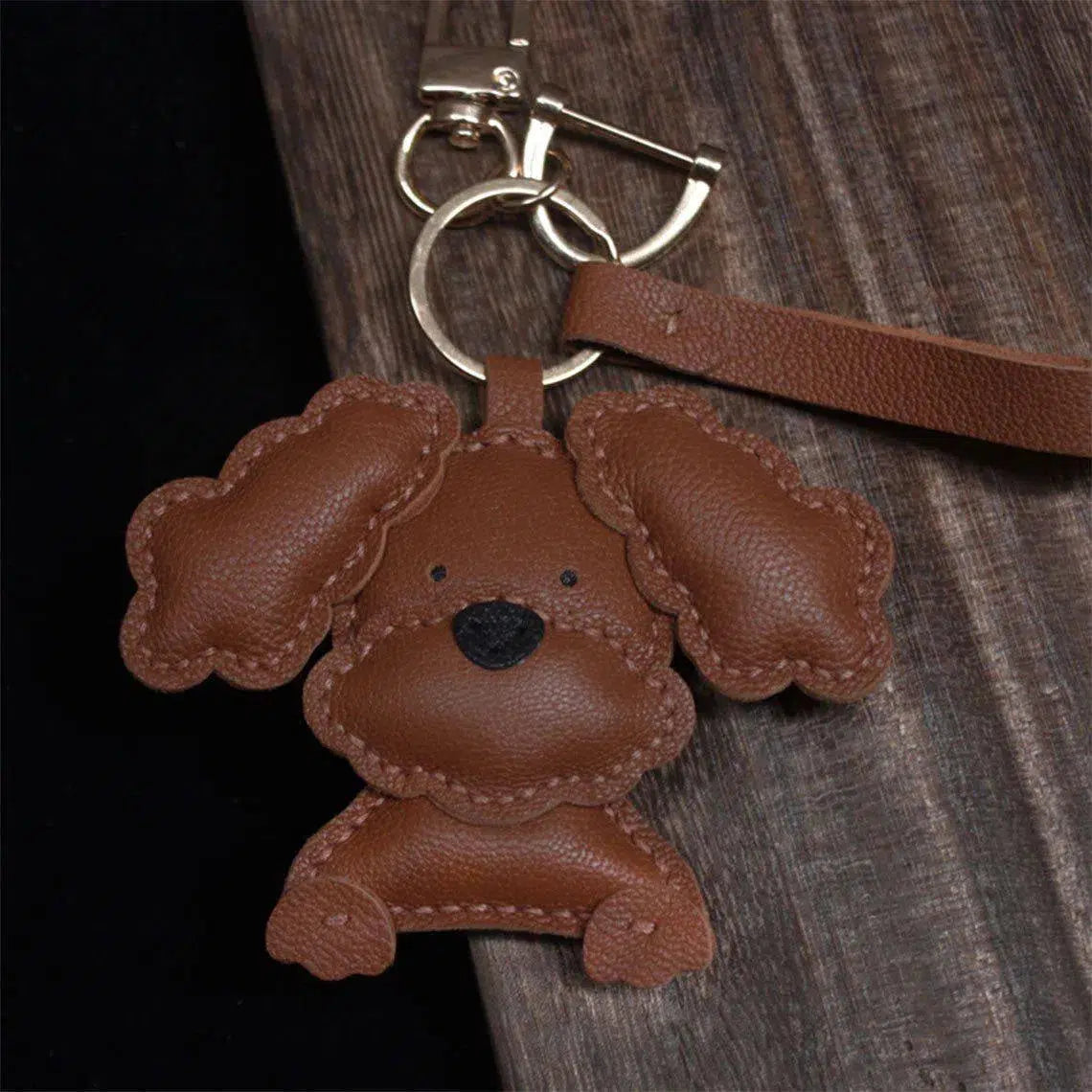 Poodle Puppy – Adorable design – Bag charm-10174681547079-Ivory Ombre