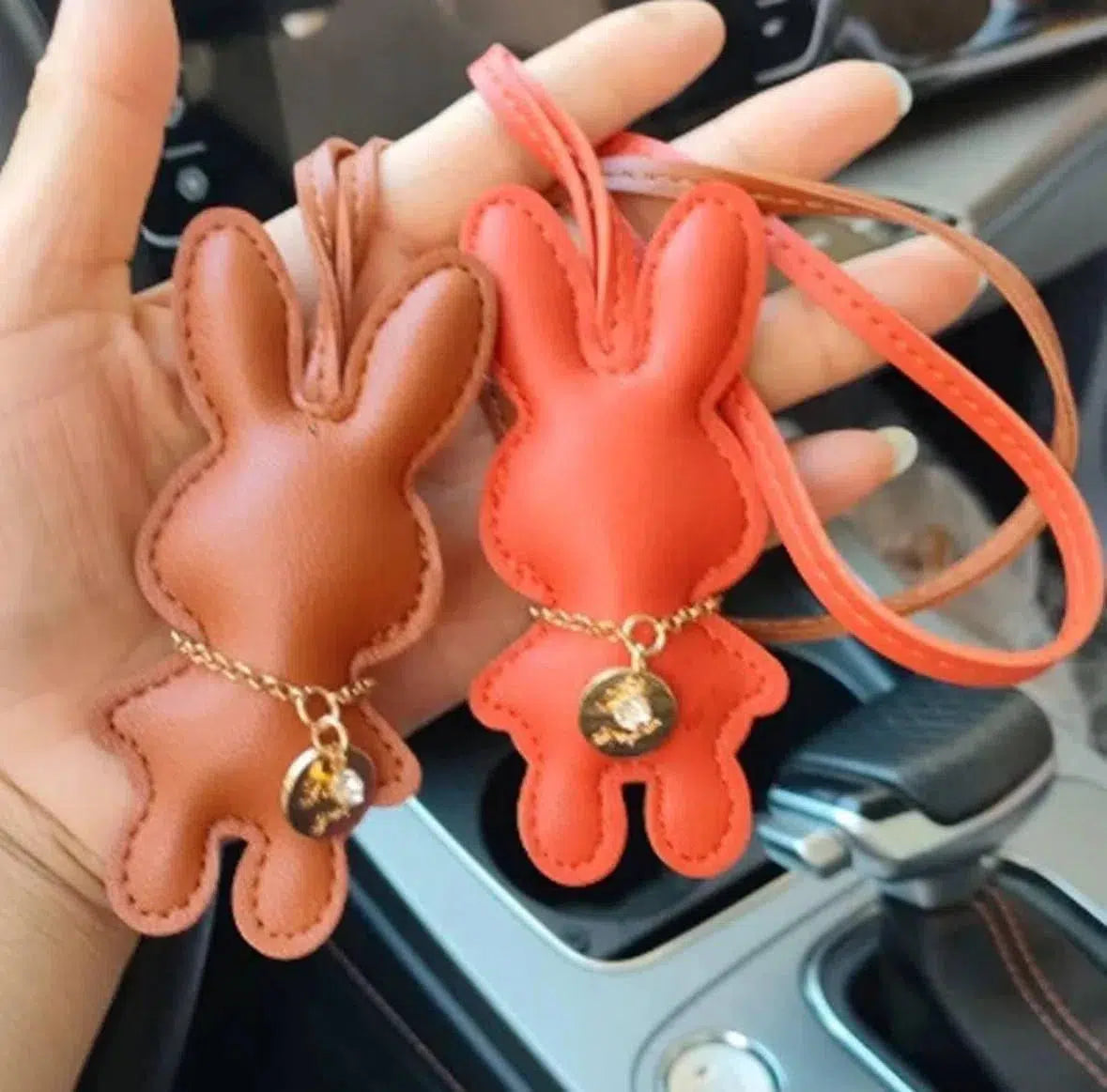 Rabbit – Cute rabbit design – Bag charm-10174672011591-Ivory Ombre