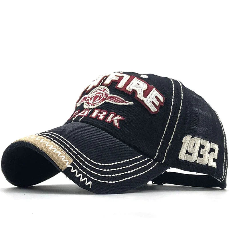 Redmonti – Vintage embroidery – Baseball cap-10174849876295-Ivory Ombre