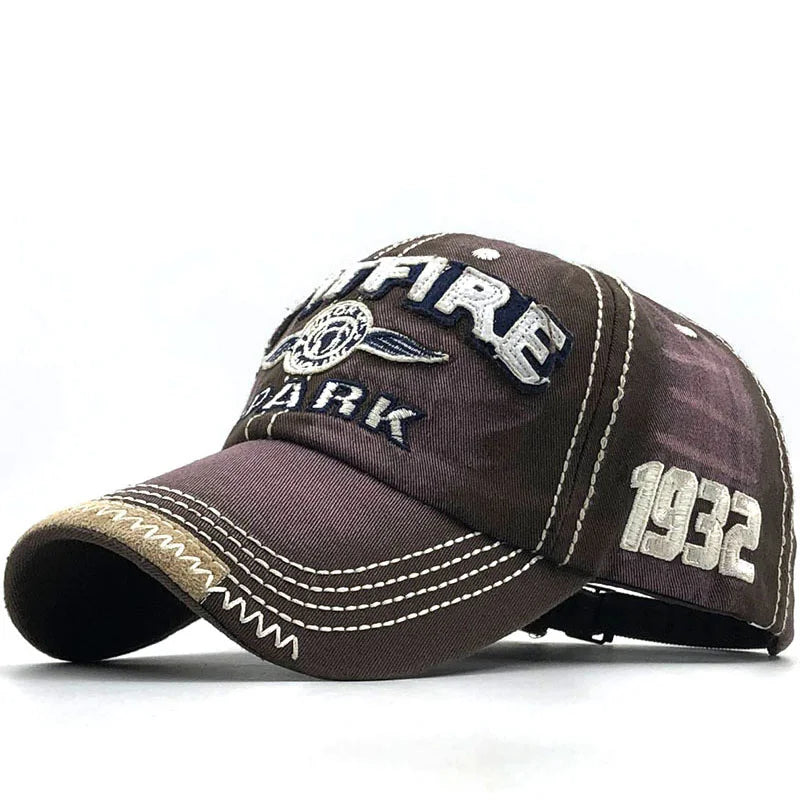 Redmonti – Vintage embroidery – Baseball cap-10174849876295-Ivory Ombre