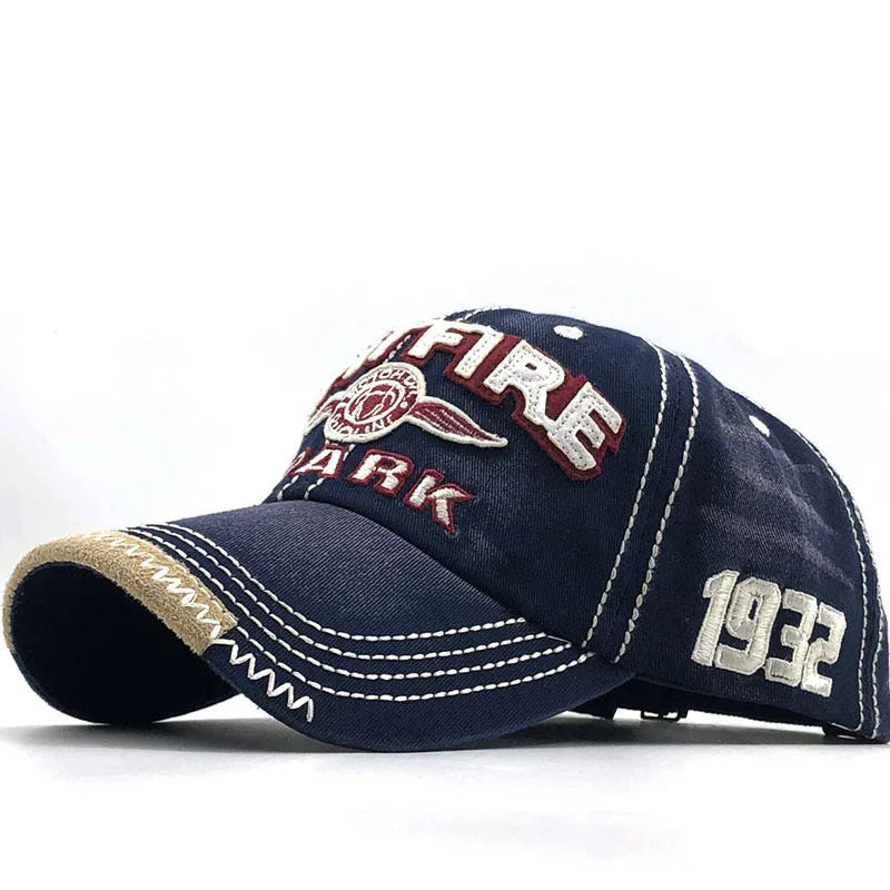 Redmonti – Vintage embroidery – Baseball cap-10174849876295-Ivory Ombre