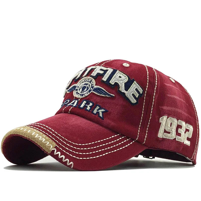 Redmonti – Vintage embroidery – Baseball cap-10174849876295-Ivory Ombre
