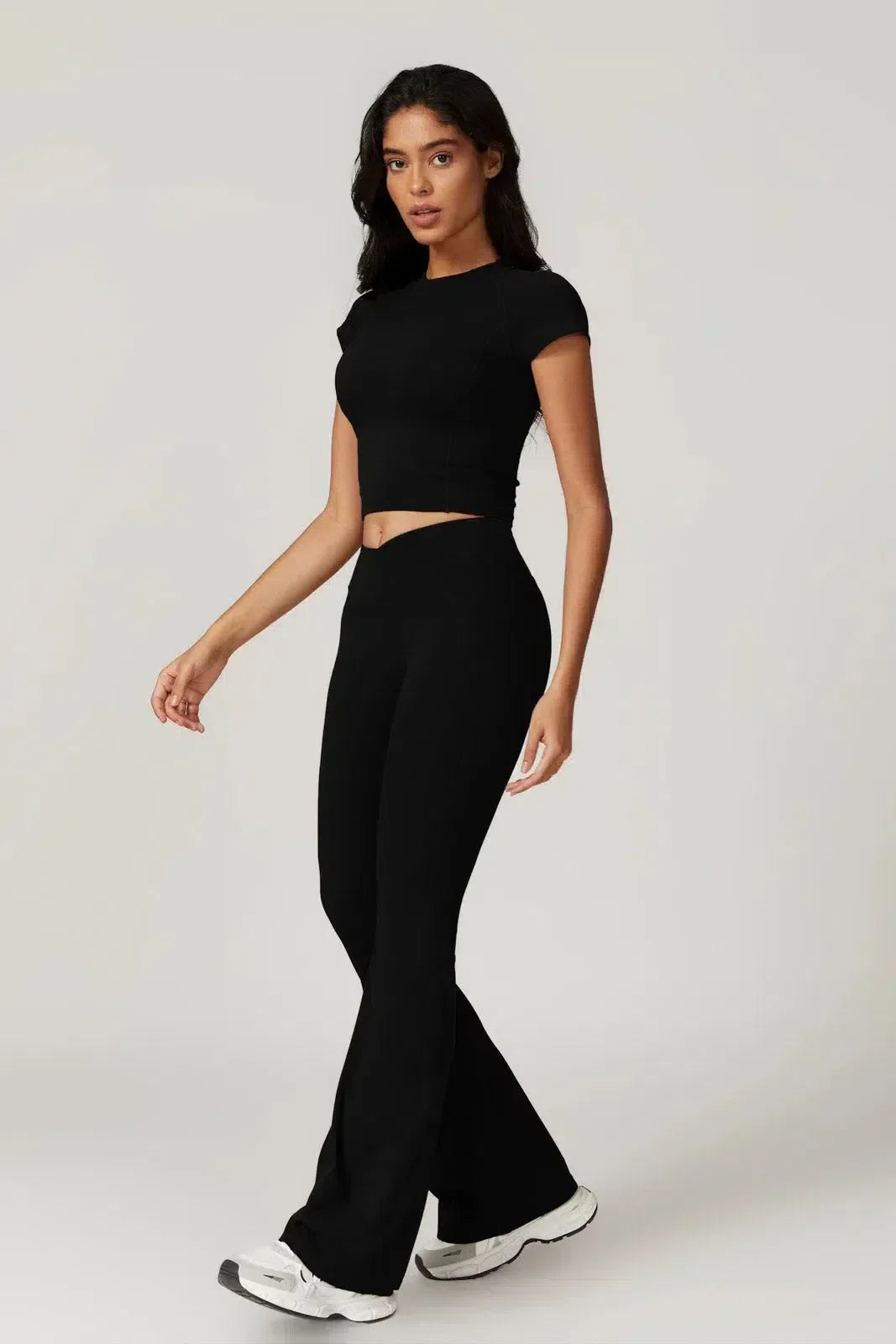 Regina – Cropped top – Top & leggings set-10174789091655-Ivory Ombre