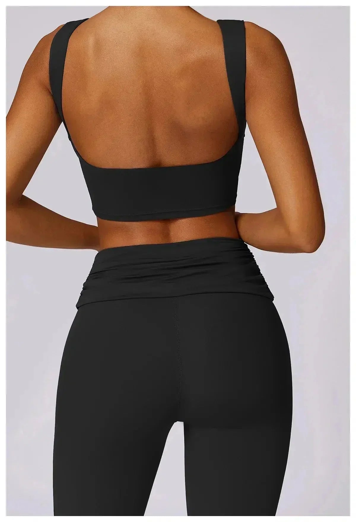 Renata – Padded tank top – Flared gym set-10174860656967-Ivory Ombre