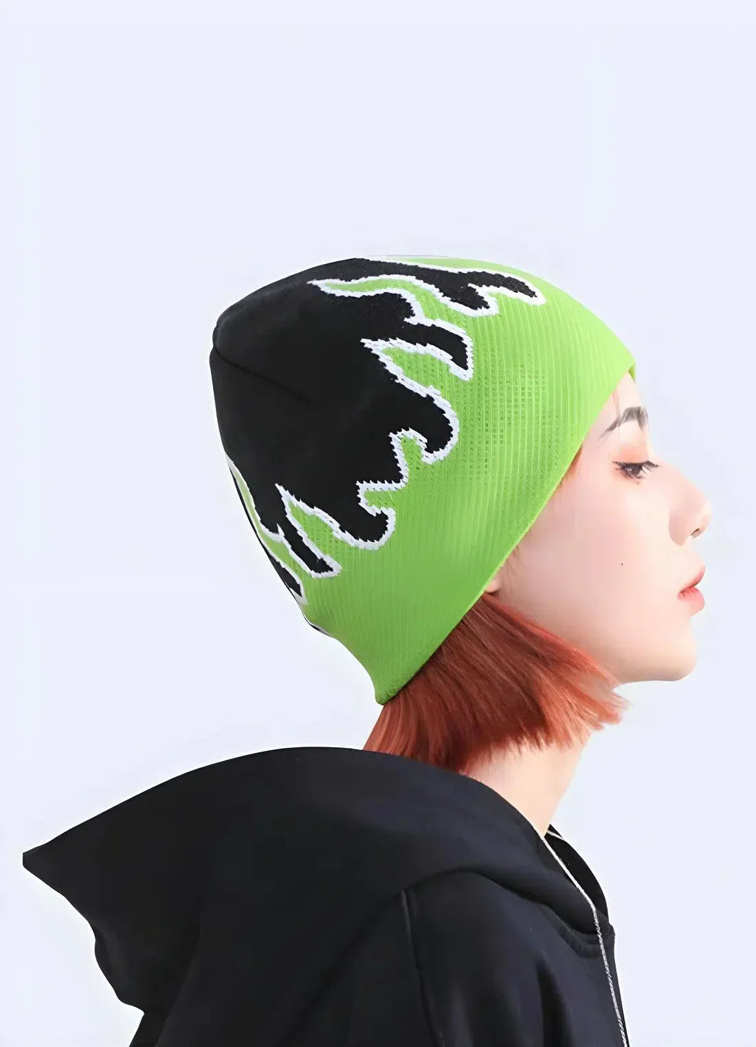 Rosalisse – Rib-knit flame – Beanie-10174658576711-Ivory Ombre