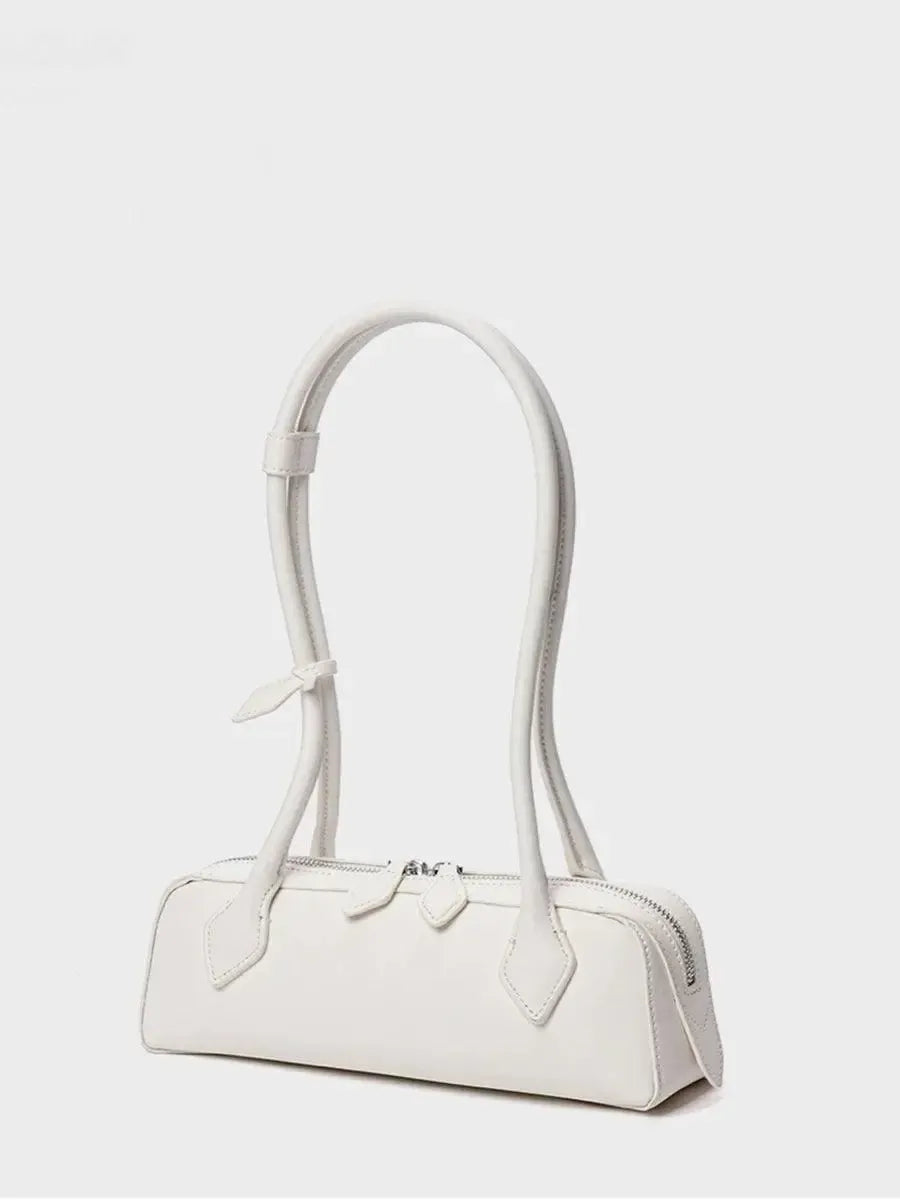 Rosetta – Sleek versatile design – E/W shoulder bag-10174664900935-Ivory Ombre