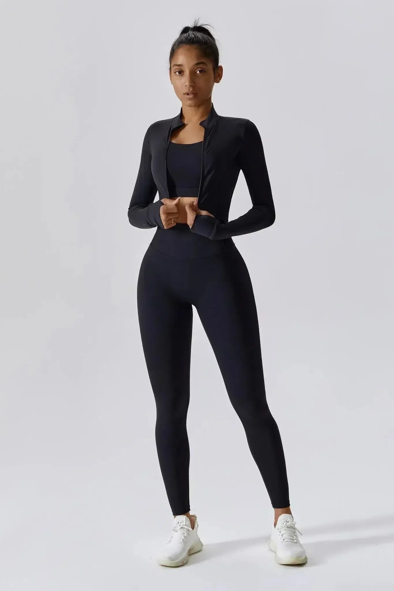Salvatrice – 3-piece set – Sculpting activewear-10174787748167-Ivory Ombre