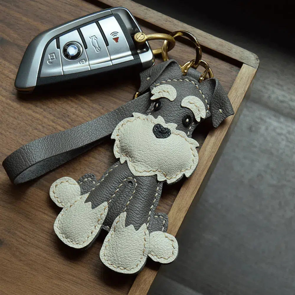 Schnauzer – Charming design – Bag charm-10174682595655-Ivory Ombre