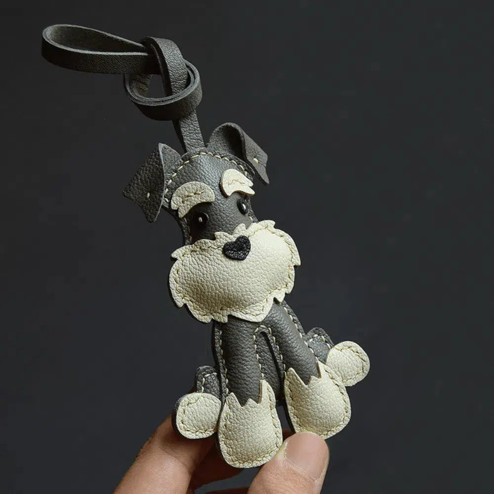 Schnauzer – Charming design – Bag charm-10174682595655-Ivory Ombre