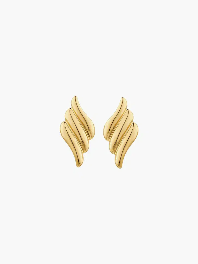 Seraphina – Angel design – Gold-plated earrings-10173354606919-Ivory Ombre
