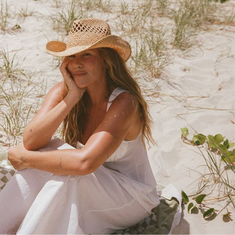 Solara – Open weave – Straw cowboy hat-10174849417543-Ivory Ombre