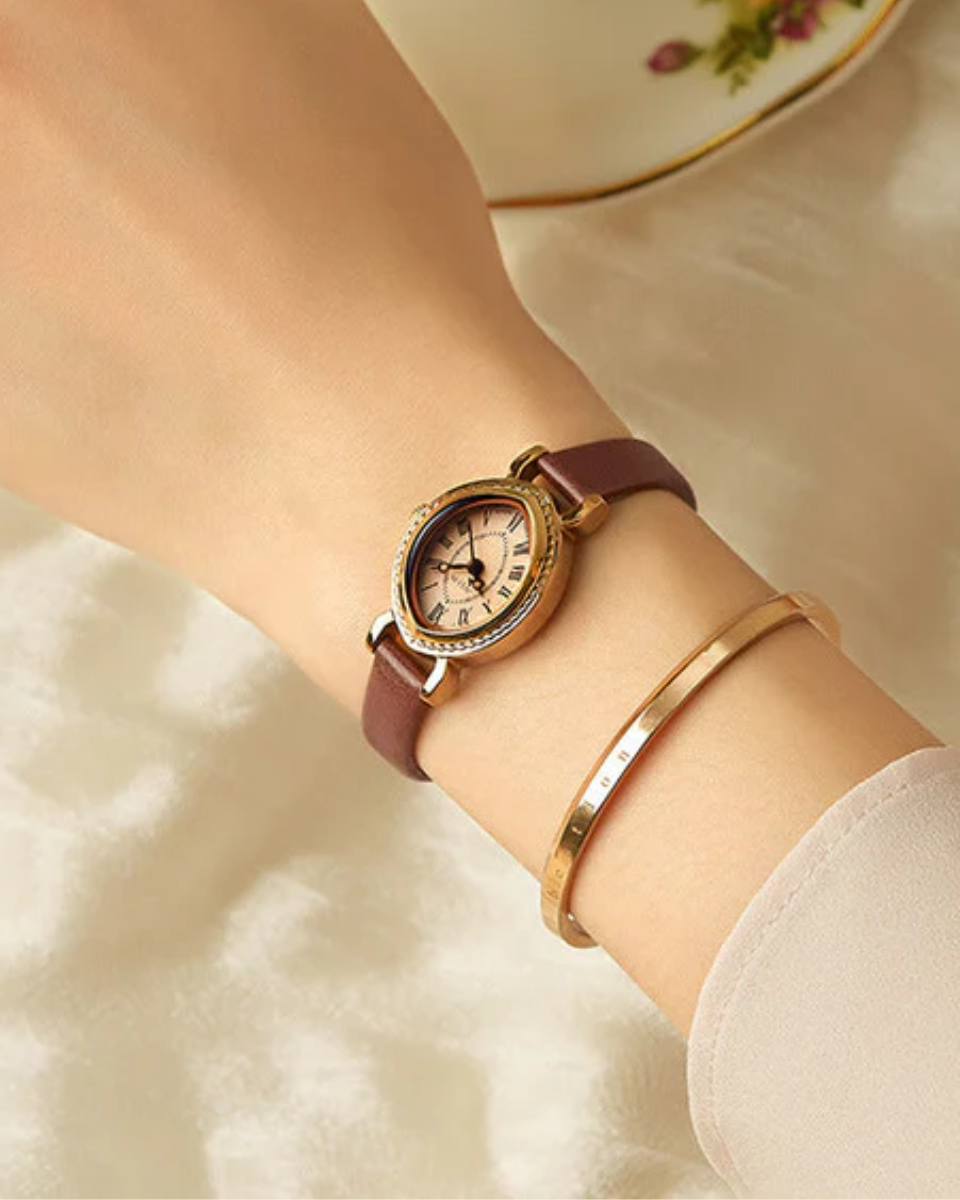 Tempora – Roman numeral detail – Vintage watch-10173355622727-Ivory Ombre