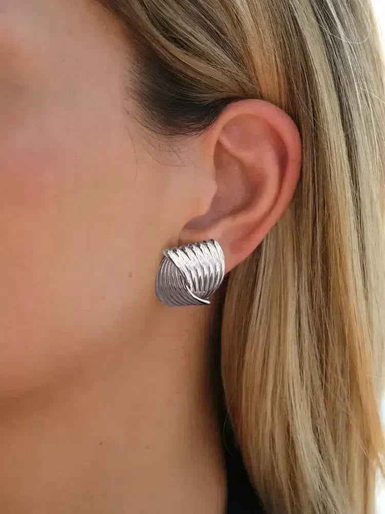 Theophila – Bold statement – Geometric earrings-10173354279239-Ivory Ombre