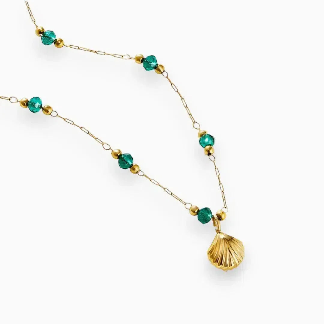 Velora – Ethereal design – Celestial necklace-10173355098439-Ivory Ombre