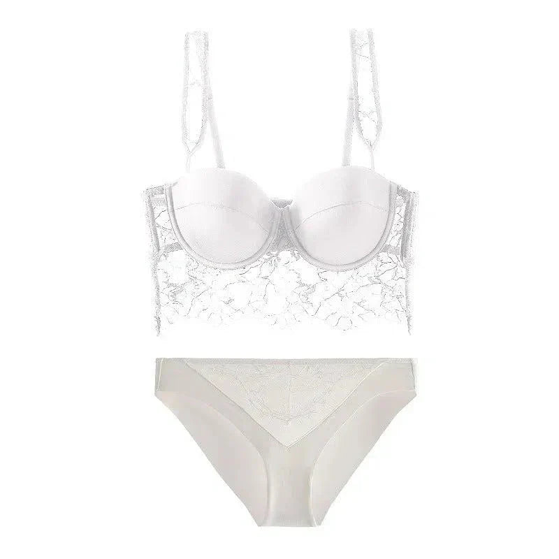 Veronique – Lace padded – Lingerie set-10174861738311-Ivory Ombre