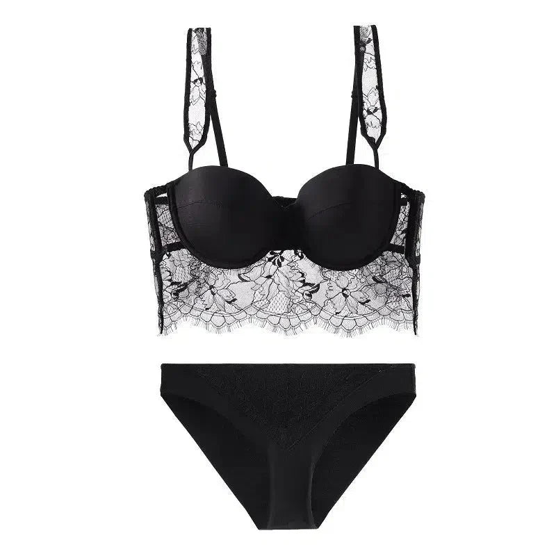 Veronique – Lace padded – Lingerie set-10174861738311-Ivory Ombre
